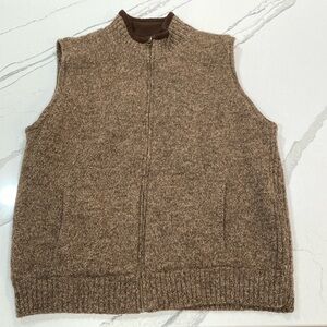 Pendleton 100% Pure Shetland Virgin Wool Vest Size Large